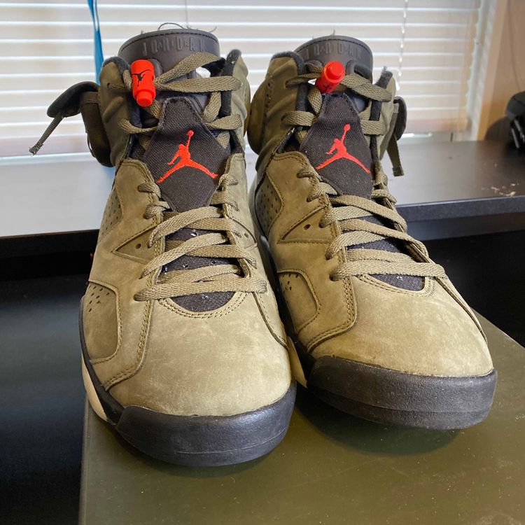 Travis Scott x Air Jordan 6 Retro 'Olive' - Air Jordan ...
