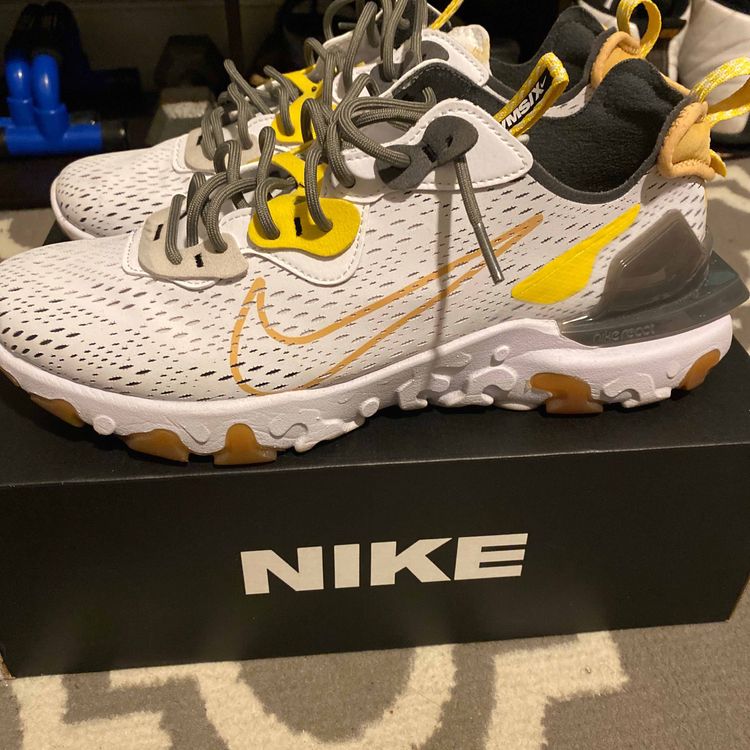 nike react vision honeycomb on feet