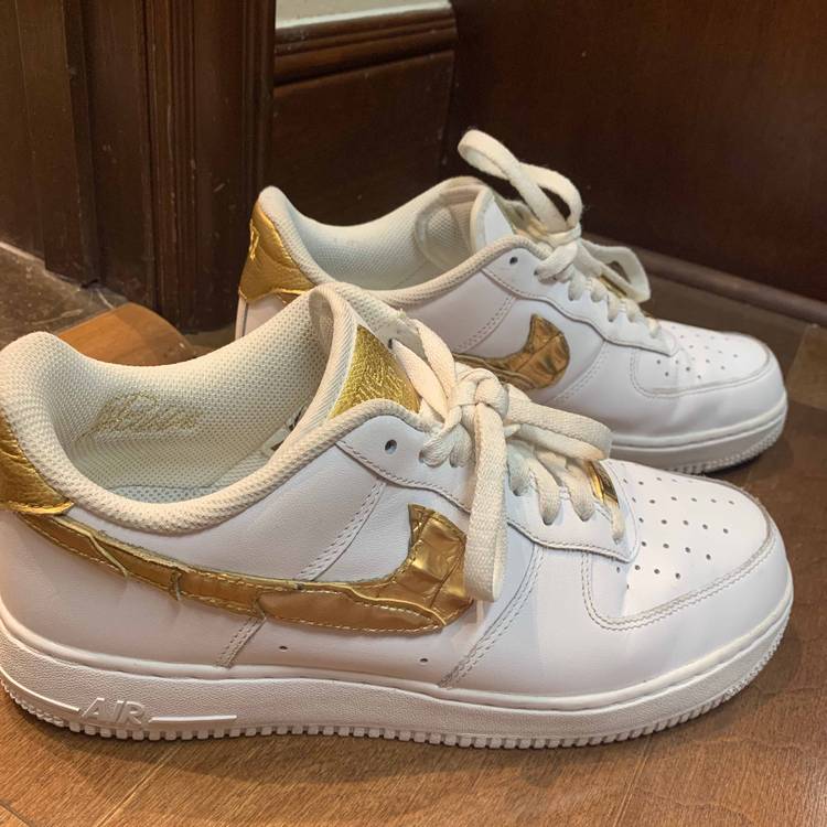 CR7 x Air Force 1 Low 'Golden Patchwork' - Nike - AQ0666 100 | GOAT