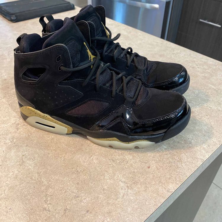jordan flight club 91 black and gold