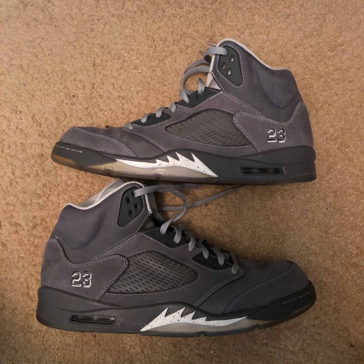 air jordan 5 wolf grey