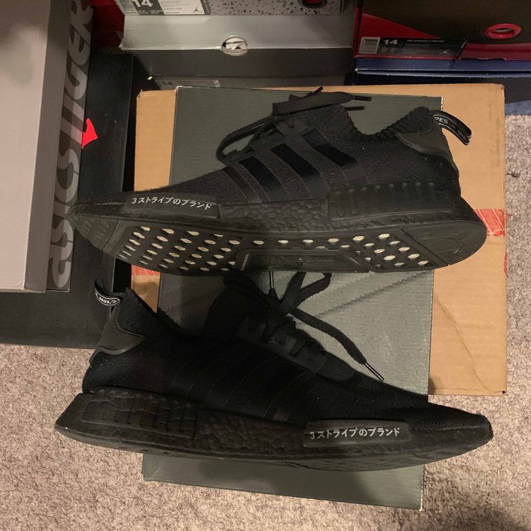 NMD_R1 Primeknit 'Japan Triple Black' - adidas - BZ0220 | GOAT