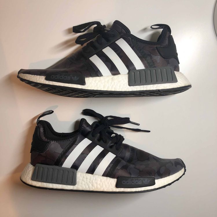 A Bathing Ape x NMD_R1 'Black Camo' - adidas - BA7325 | GOAT