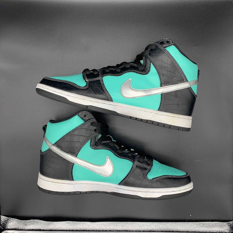 Diamond Supply Co. x Dunk High Premium SB 'Tiffany' - Nike ...
