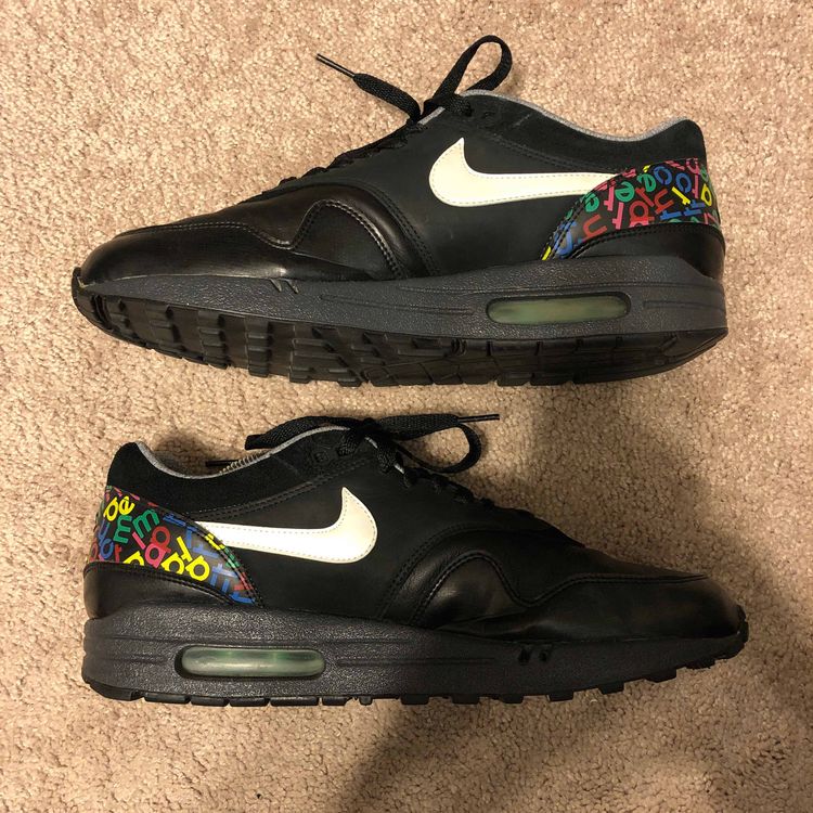 nike air max 1 alphabet