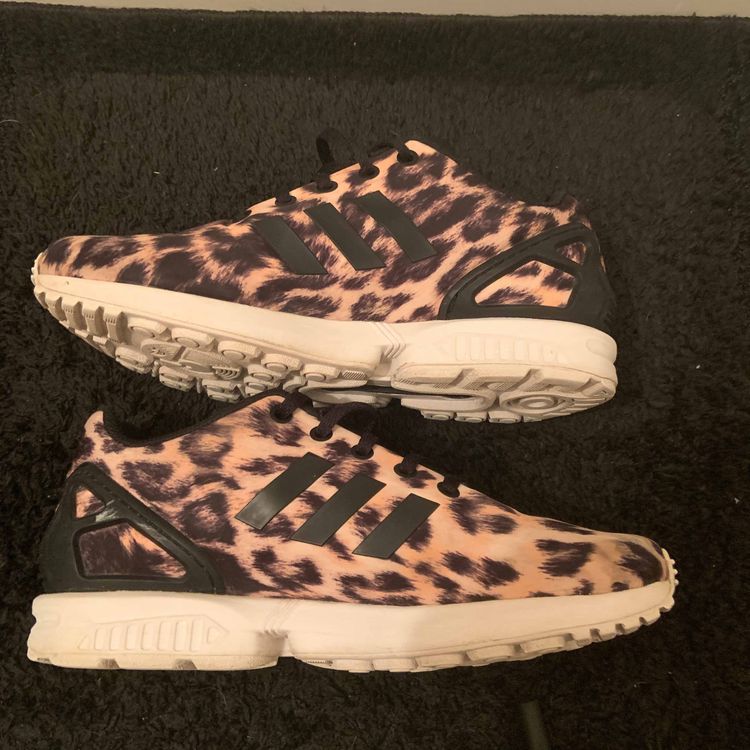 adidas brown zx flux animal