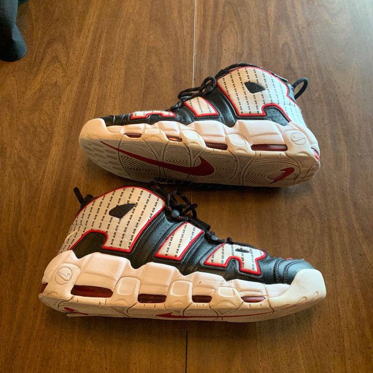 nike uptempo pinstripe