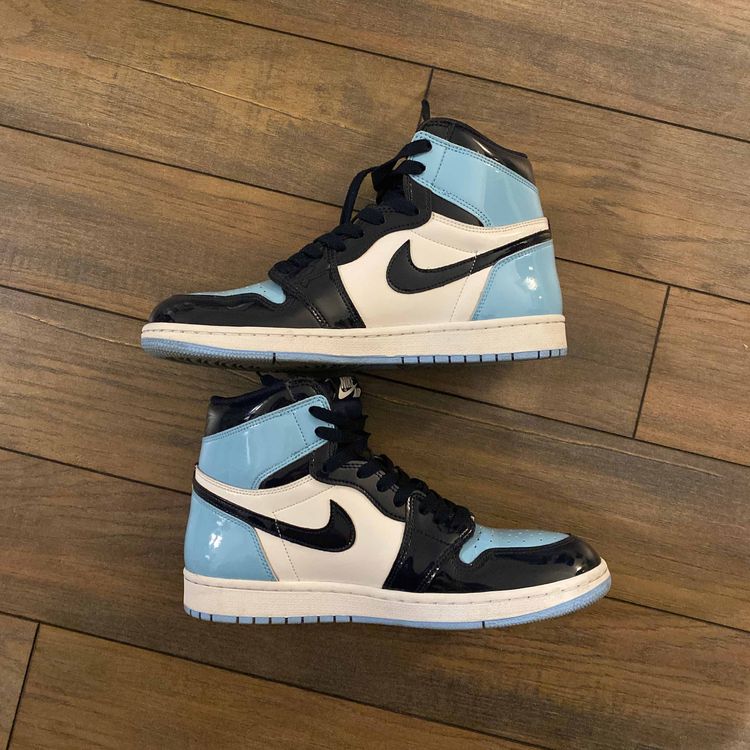 blue chill jordan 1 goat