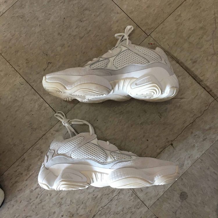 The adidas Yeezy Desert Rat 500 Super Moon Yellow drops