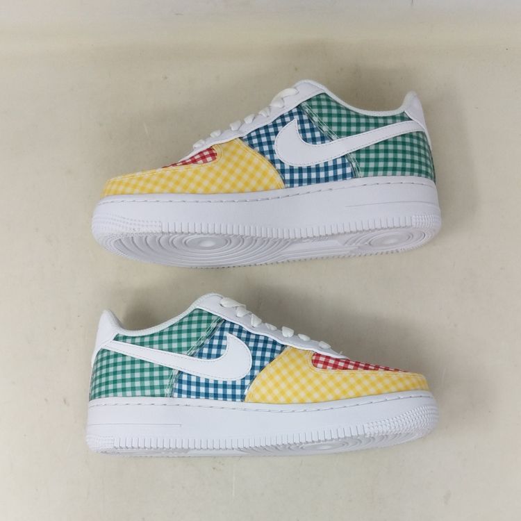 air force 1 gingham pack