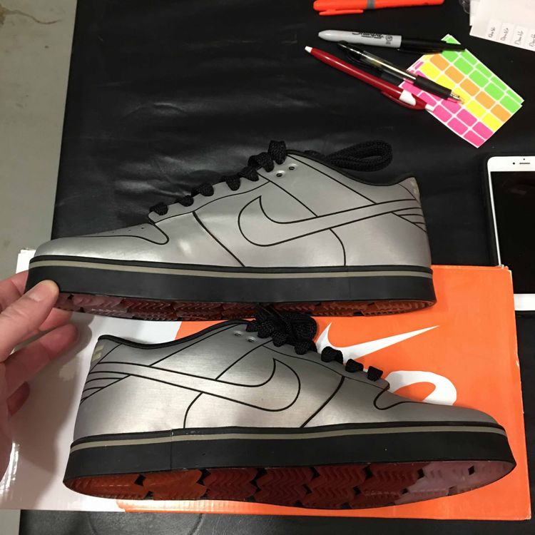 delorean nike dunks