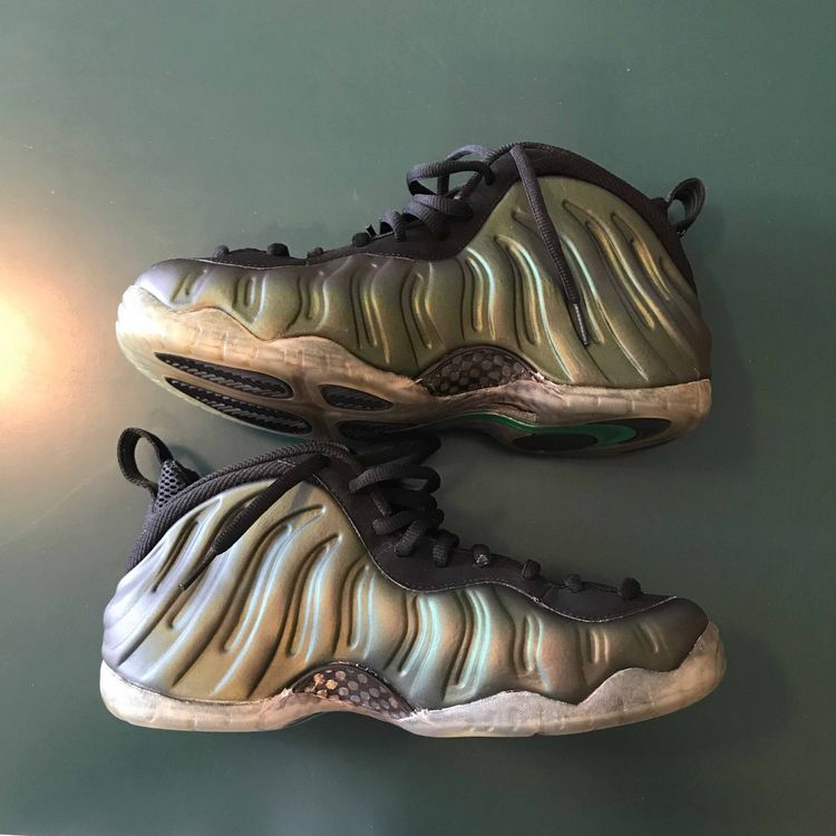nike air foamposite pro pine green