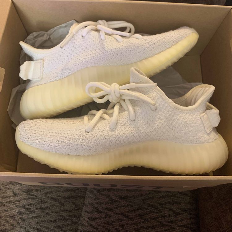 used cream white yeezy