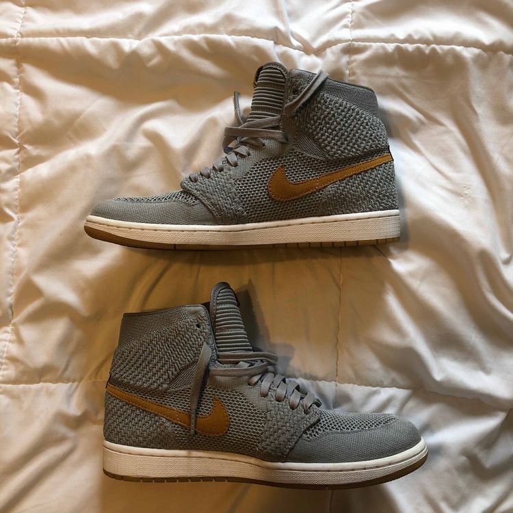 jordan 1 flyknit grey