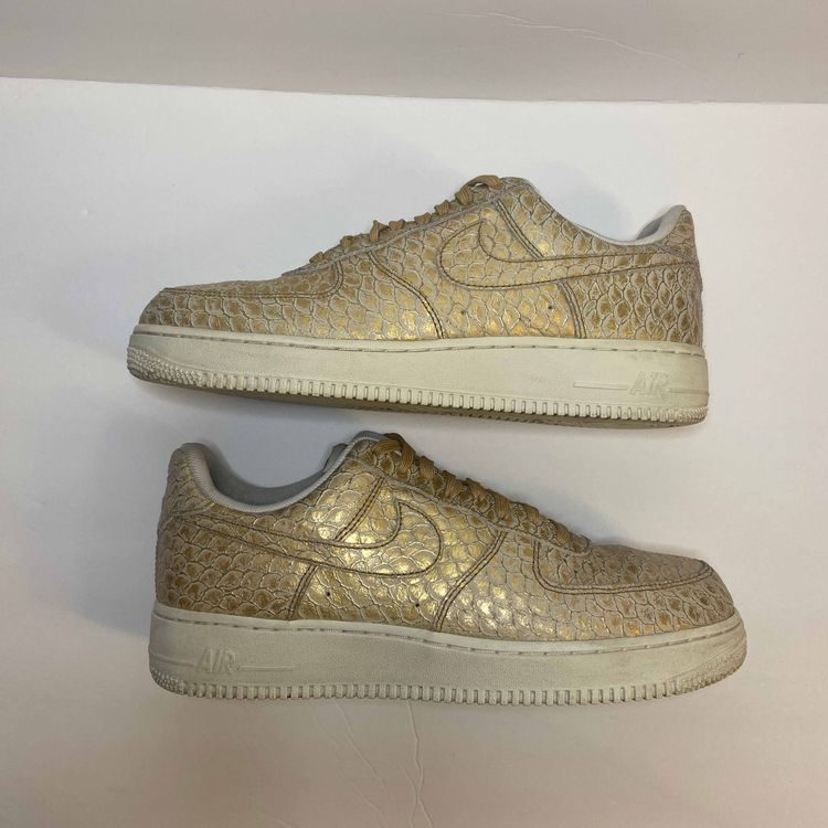 air force 1 piranha gold