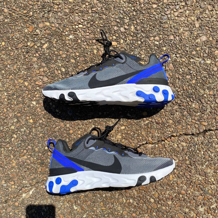 nike react element 55 racer blue