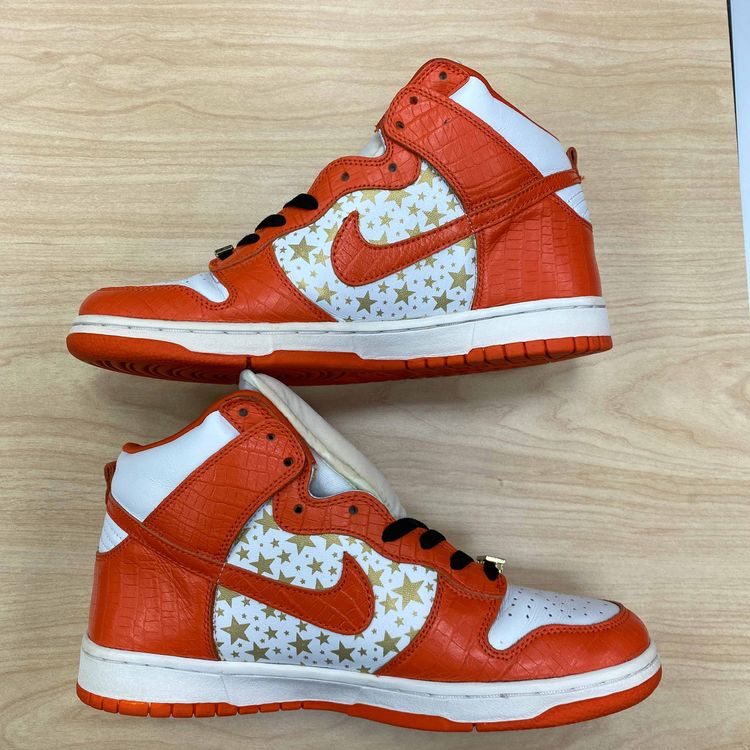 nike sb supreme orange