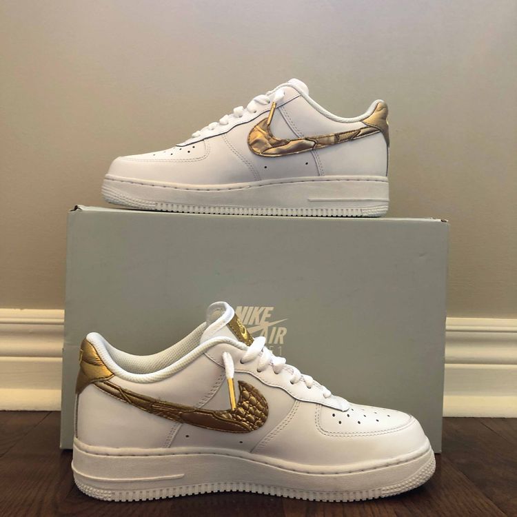 air force 1 low cr7 golden patchwork