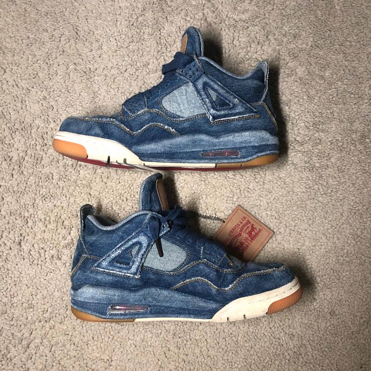 air jordan 4 levi's denim