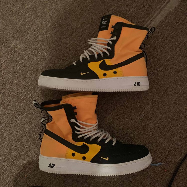 SF Air Force 1 High 'Laser Orange' - Nike - 864024 800 | GOAT