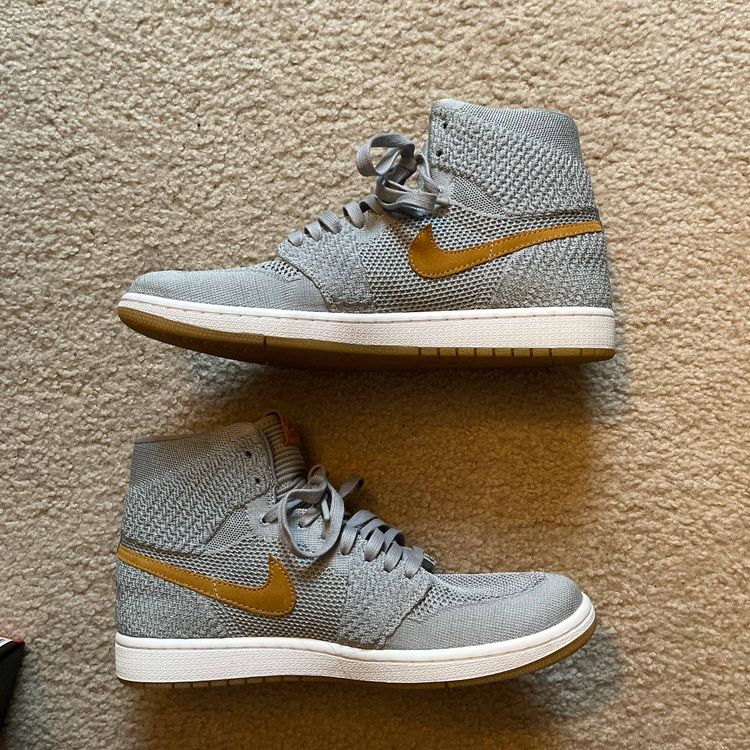 jordan 1 retro high flyknit wolf grey