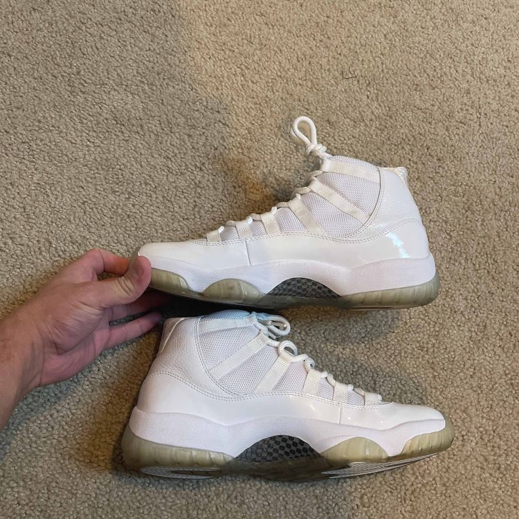 Retro jordan 11 silver clearance