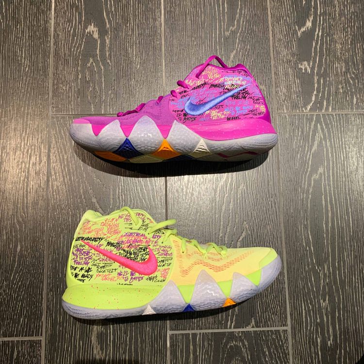 kyrie 4 confetti goat