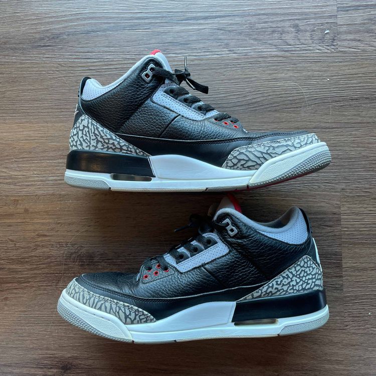air jordan 3 black cement goat 