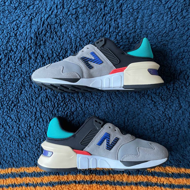 New balance 997 white aqua clearance