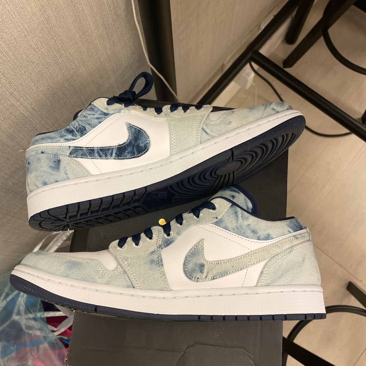 Air Jordan 1 Low SE 'Washed Denim' - Air Jordan - CZ8455 100 | GOAT