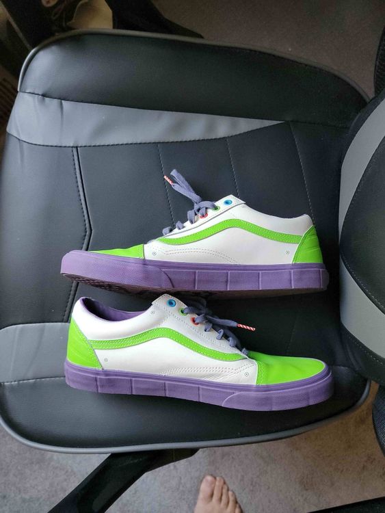 buzz lightyear vans on feet