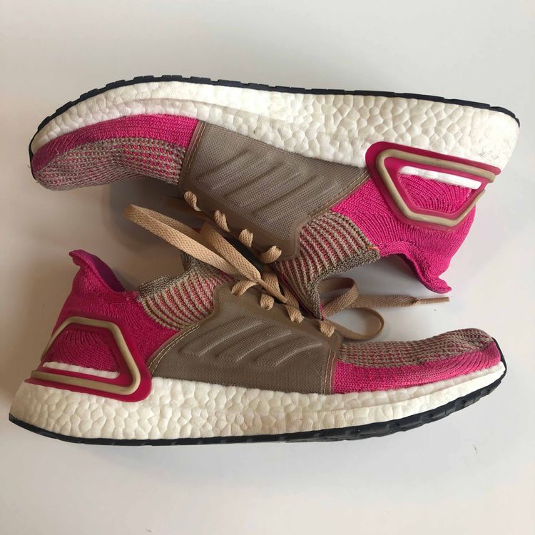 Wmns UltraBoost 19 'Trace Khaki Magenta' - adidas - G27497 | GOAT