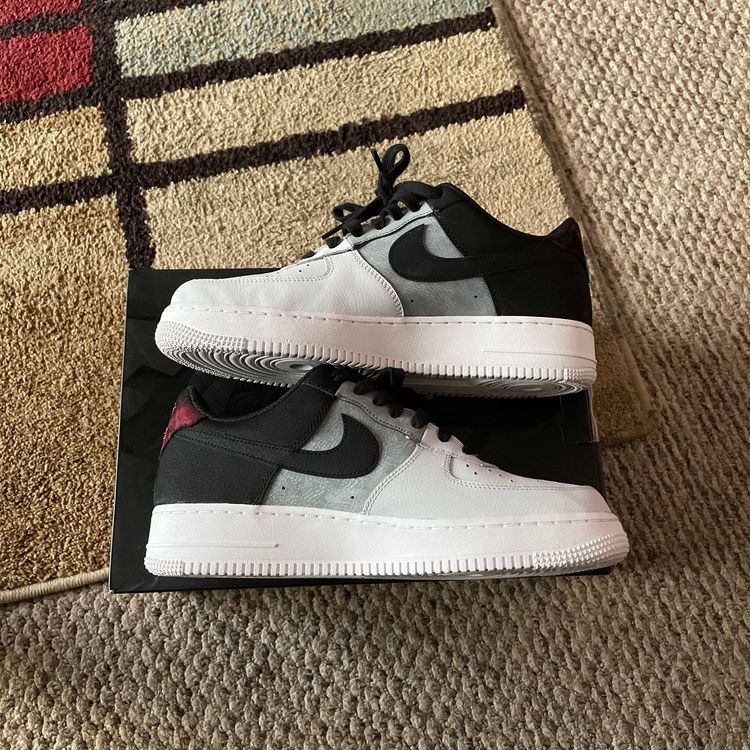 Nike Air Force 1 '07 LV8 M - Black/Total Orange/White/Smoke Grey