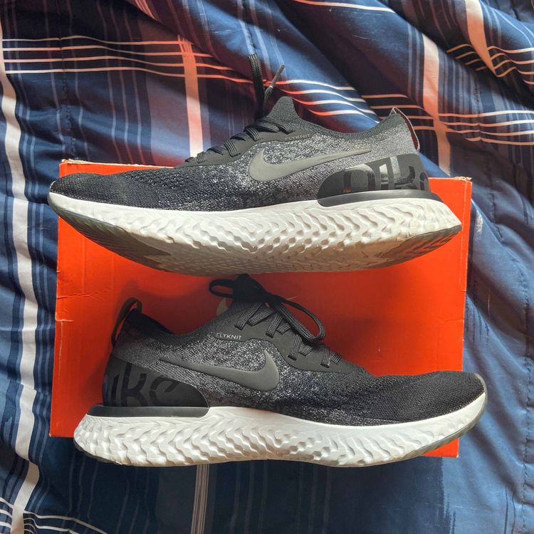 nike epic react flyknit olive green