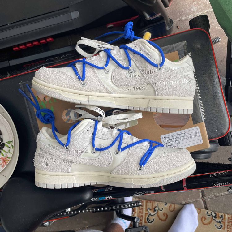 Off-White x Dunk Low 'Lot 32 of 50' - Nike - DJ0950 104 | GOAT