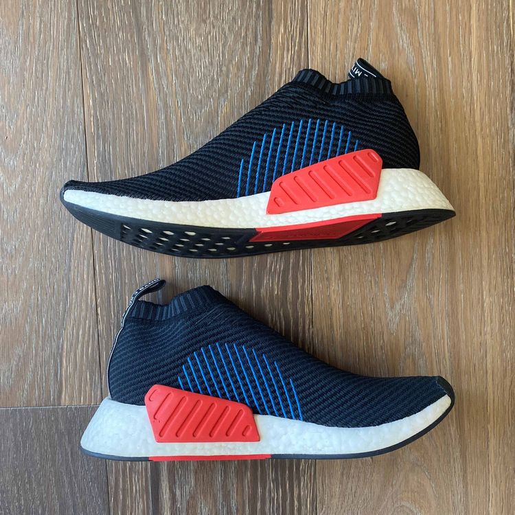 nmd cs2 primeknit red solid