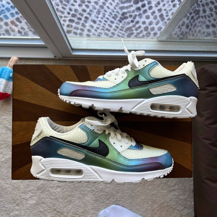 Nike Air Max 90 Bubble Pack Summit White/Black-Multi Color - CT5066-100 |  Sneaker District