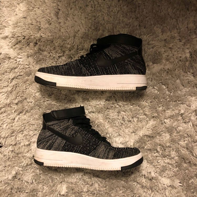 Air Force 1 Ultra Flyknit Mid 'Oreo' - Nike - 817420 004 | GOAT