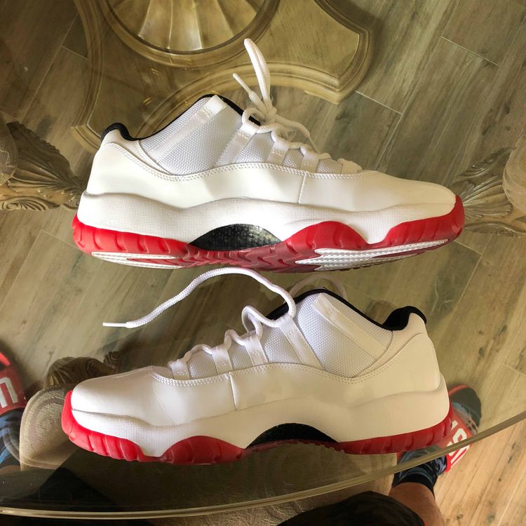 Air Jordan 11 Retro Low 'Cherry Bottom' Air Jordan 528895 101 GOAT