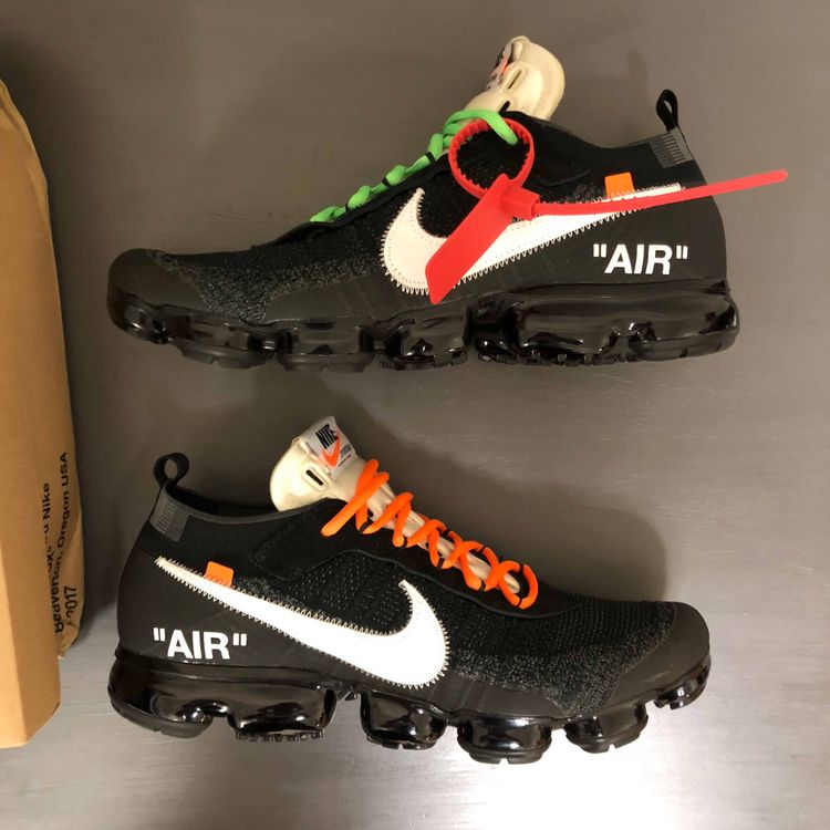 the ten vapormax off white