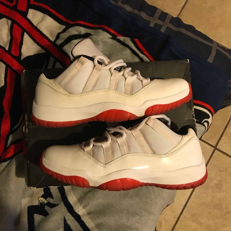 Air Jordan 11 Retro Low 'Cherry Bottom' Air Jordan 528895 101 GOAT