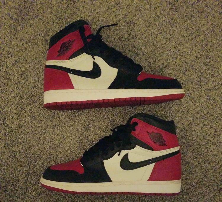 jordan 1 bred toe goat