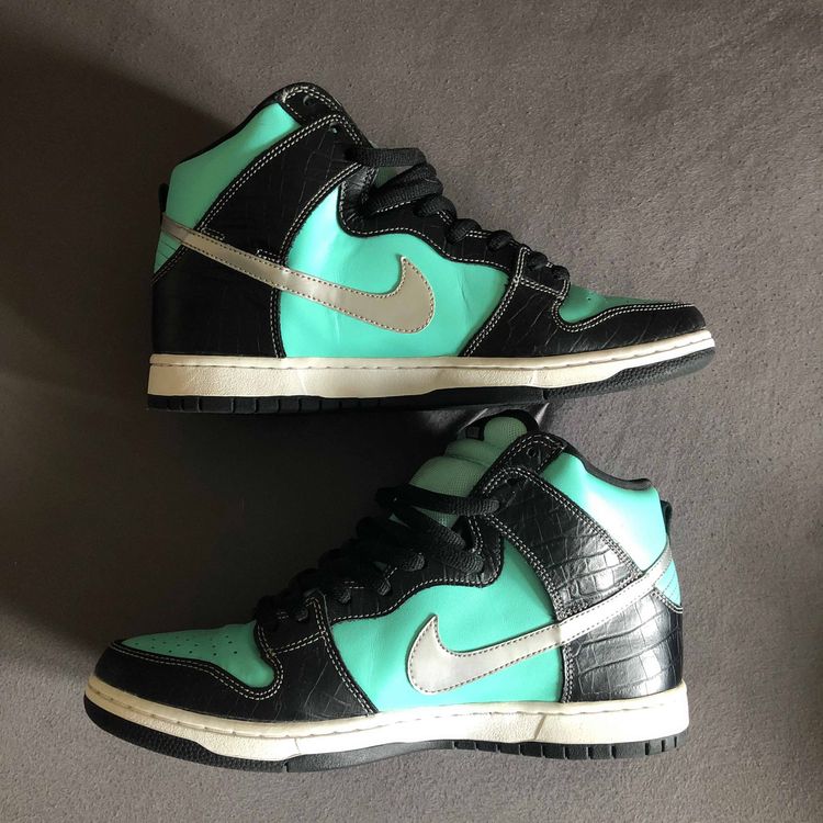 Diamond Supply Co. x Dunk High Premium SB 'Tiffany' - Nike ...