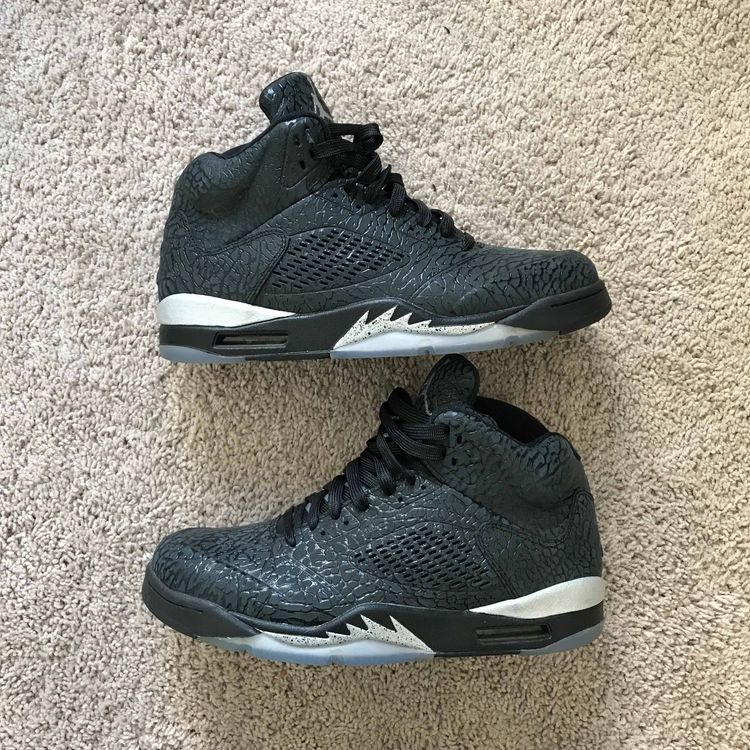 jordan 5 elephant print