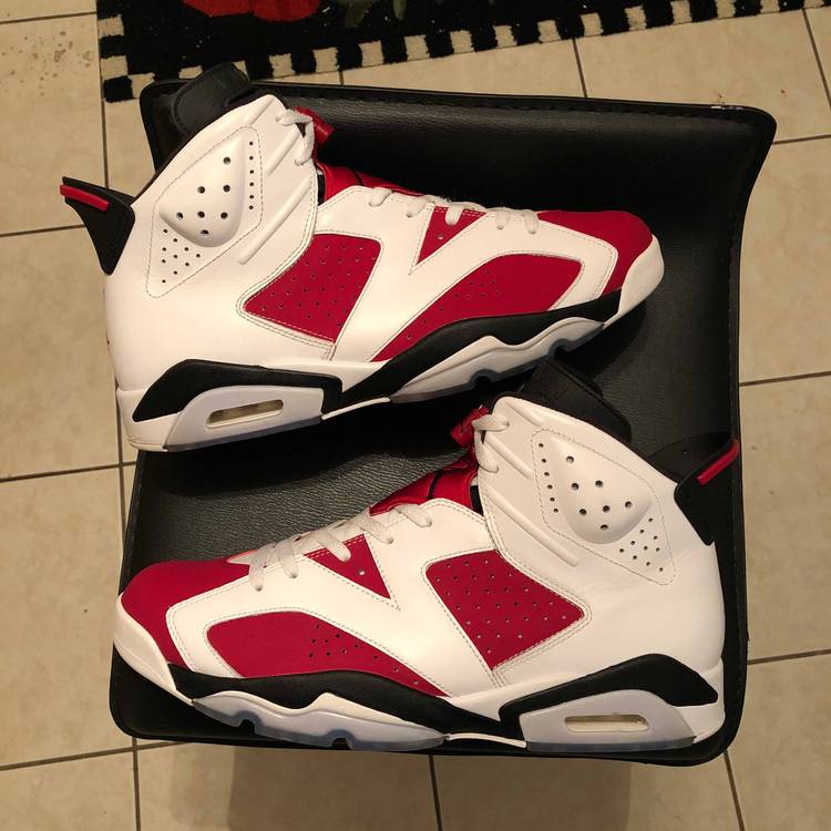 Air Jordan 6 Retro Carmine 2014 Air Jordan 384664 160 Goat 1376