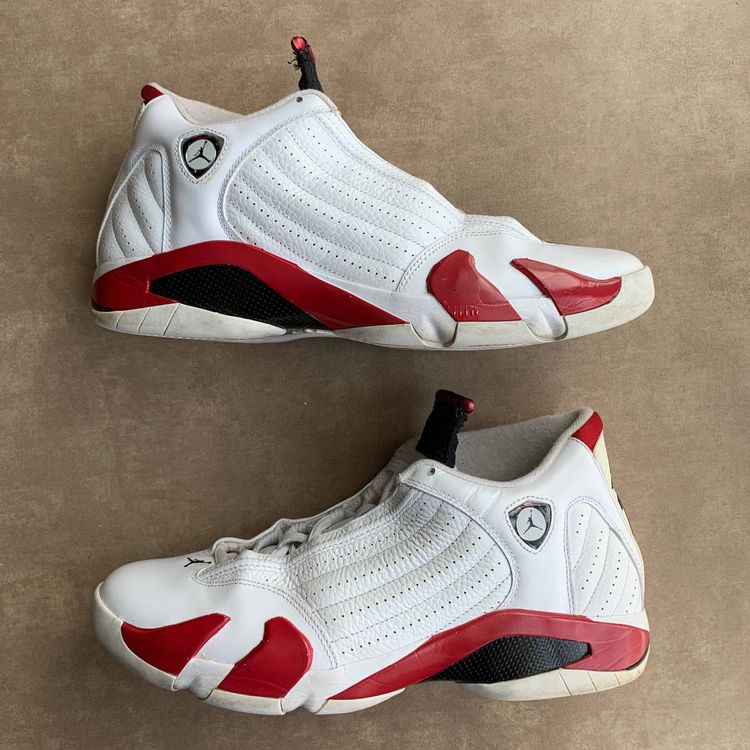 Air Jordan 14 Retro 'Candy Cane' 2012 Air Jordan 487471 101 GOAT