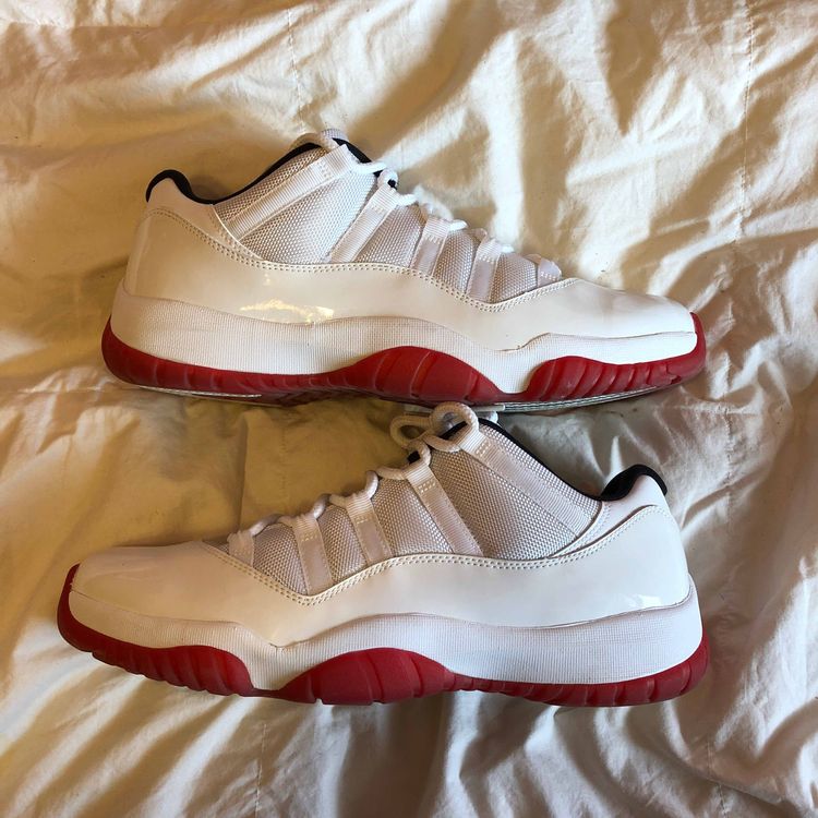 Air Jordan 11 Retro Low 'Cherry Bottom' Air Jordan 528895 101 GOAT