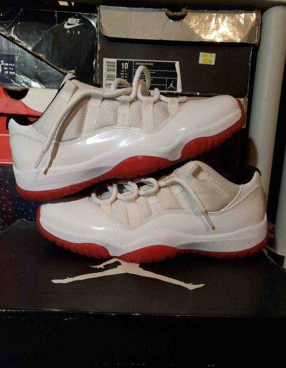 Air Jordan 11 Retro Low 'Cherry Bottom' Air Jordan 528895 101 GOAT