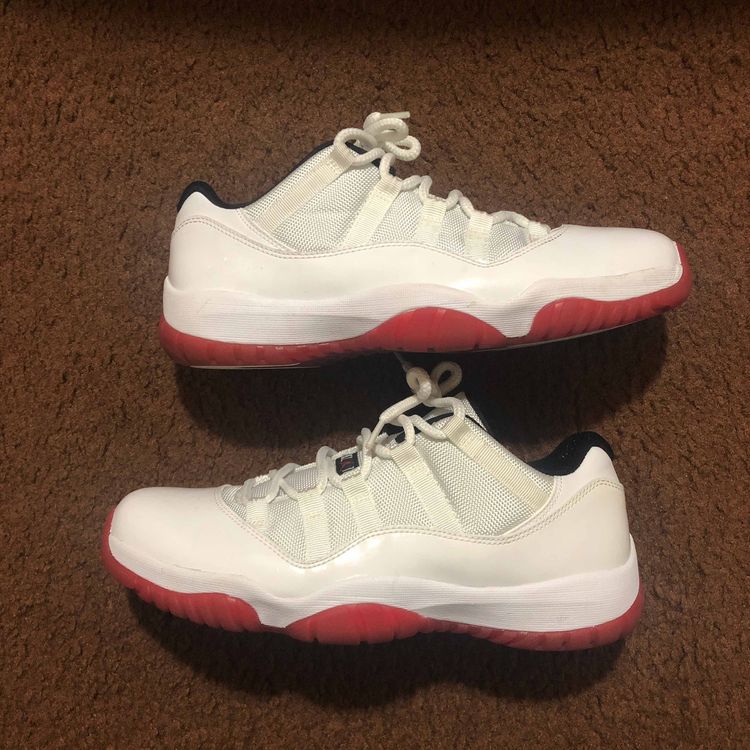Air Jordan 11 Retro Low 'Cherry Bottom' Air Jordan 528895 101 GOAT