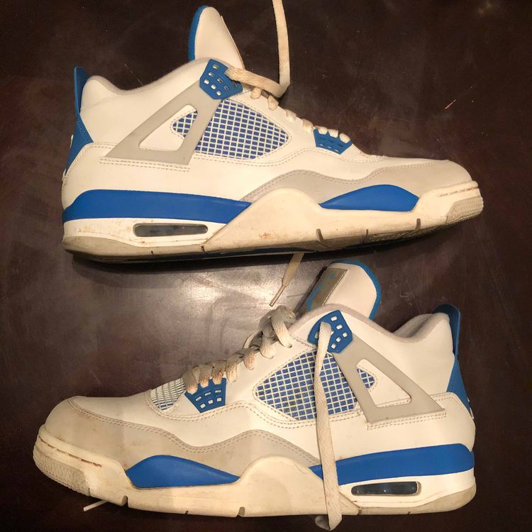 Air Jordan 4 Retro 'Military Blue' 2012 - Air Jordan - 308497 105 | GOAT